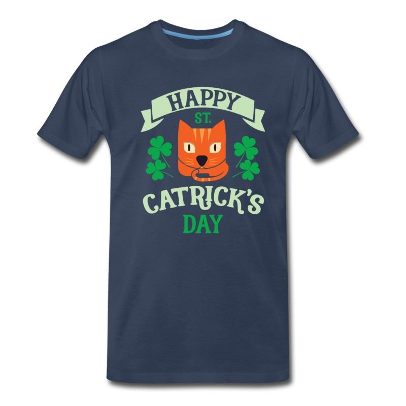 Men's St Catrick's Day Cat St Patrick's Day T-Shirt