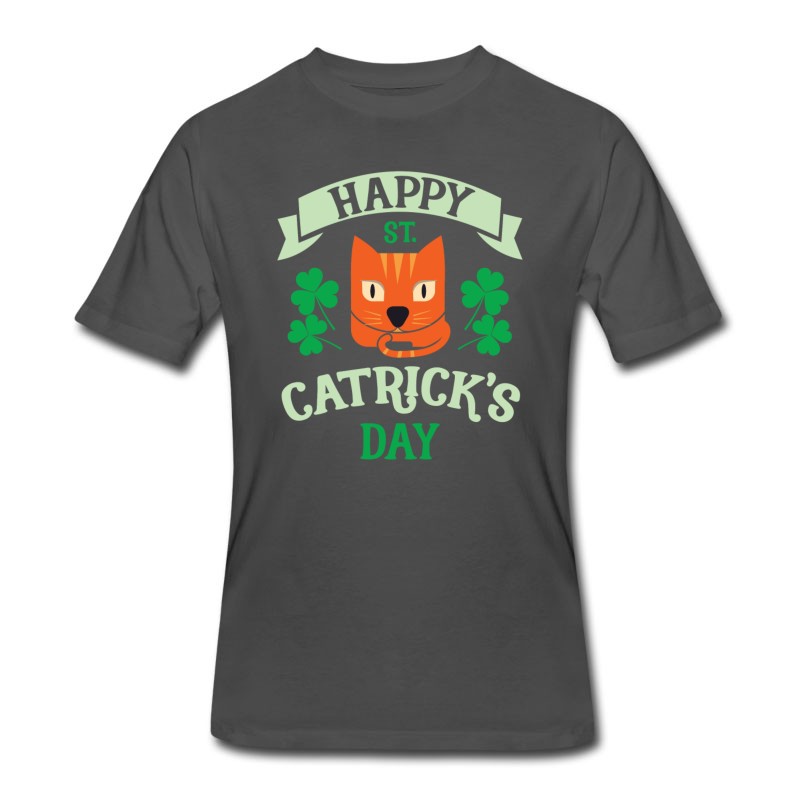 Men's St Catrick's Day Cat St Patrick's Day T-Shirt