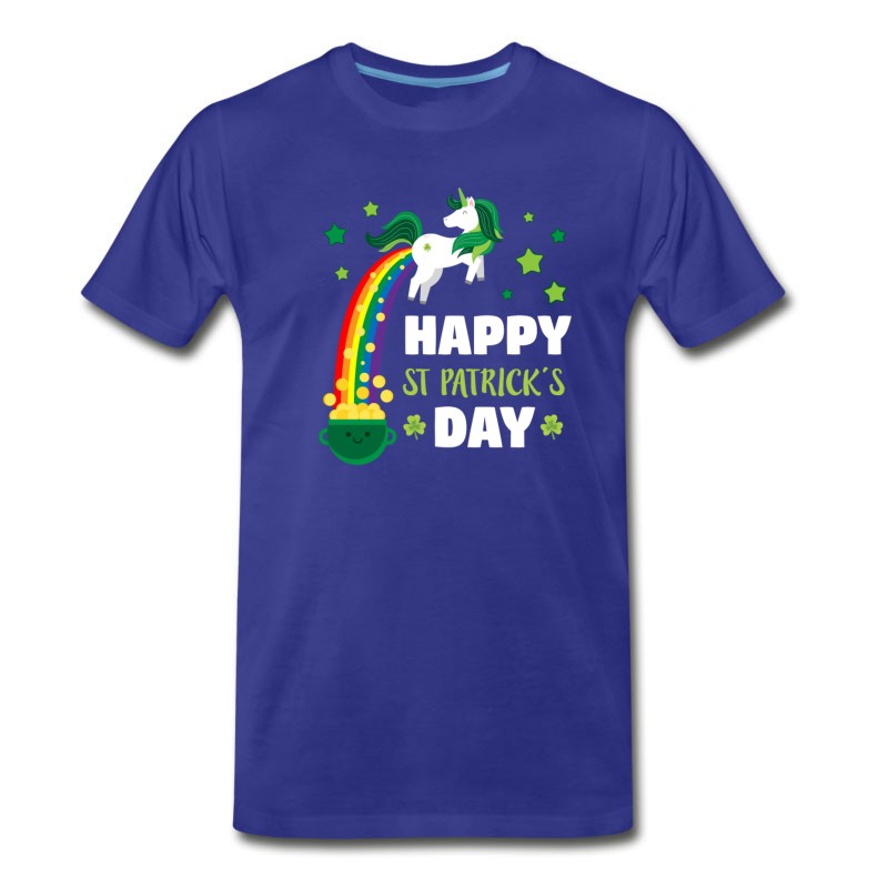 Men's St Patricks Day Shamrock Costume Funny Gift Beer T-Shirt