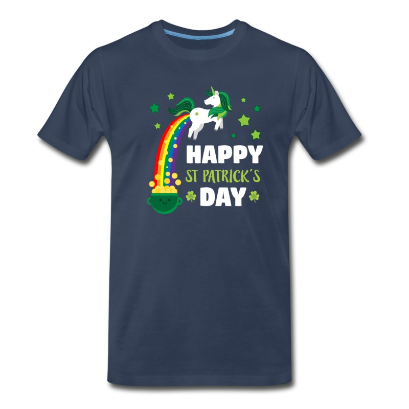 Men's St Patricks Day Shamrock Costume Funny Gift Beer T-Shirt