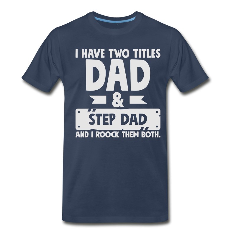 Men's Step Dad Rocks - Father's Day Gift Shirt T-Shirt