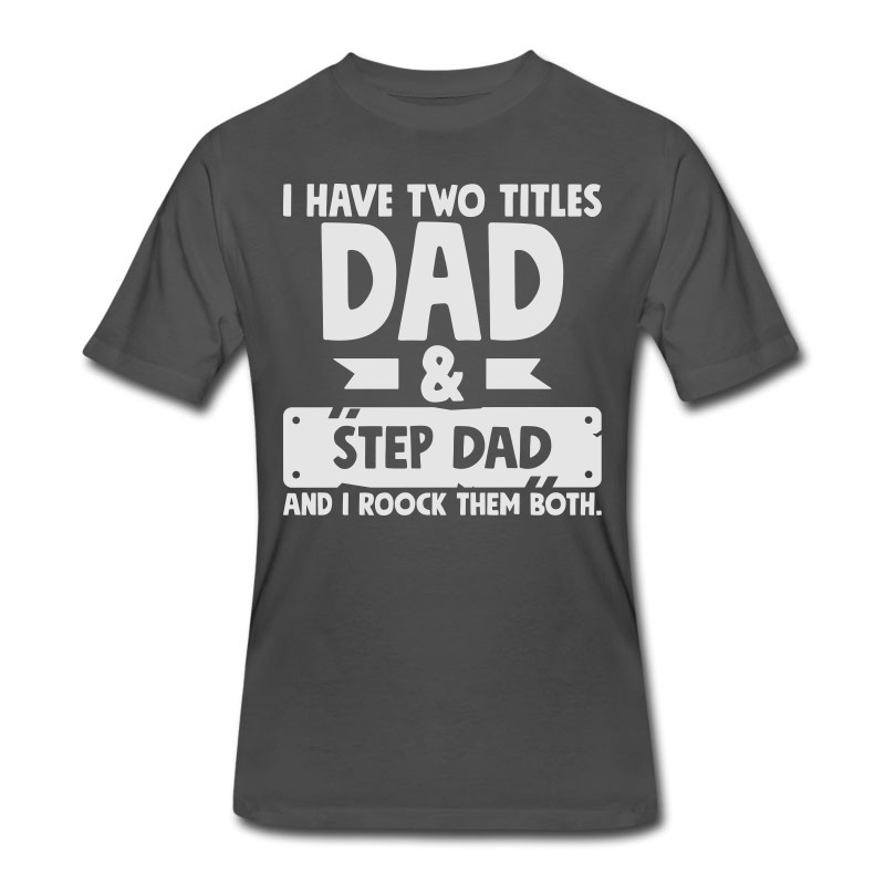 Men's Step Dad Rocks - Father's Day Gift Shirt T-Shirt