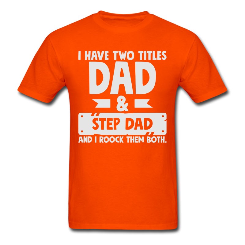 Men's Step Dad Rocks - Father's Day Gift Shirt T-Shirt