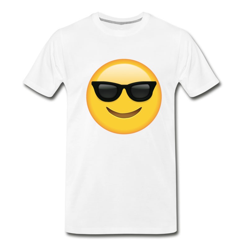 Men's Sunglasses Emoticon T-Shirt