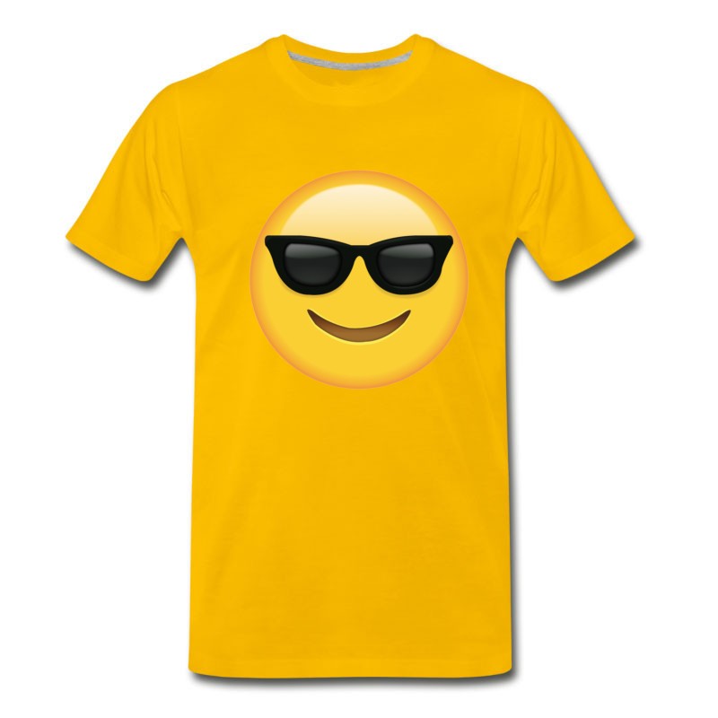 Men's Sunglasses Emoticon T-Shirt