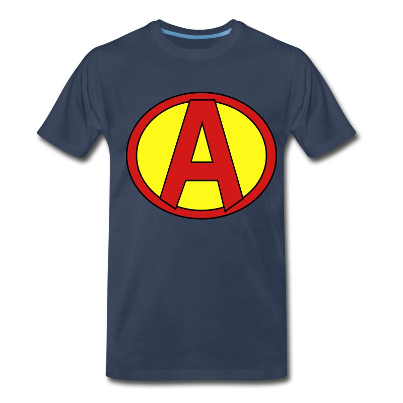 Men's Super, Hero, Heroine, Initials, A T-Shirt