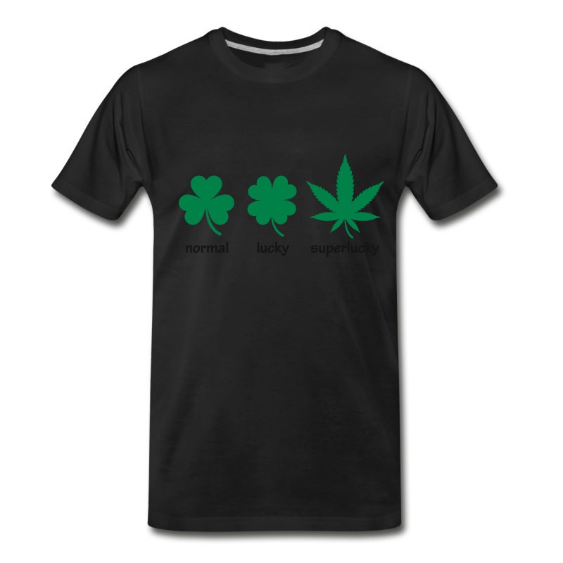 Men's Superlucky Hemp Leaf T-Shirt