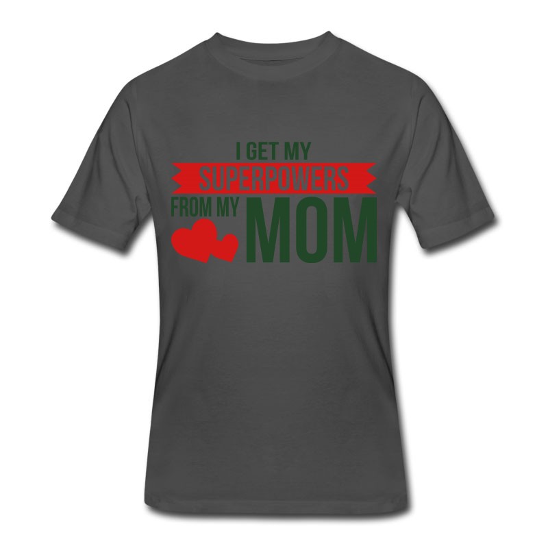 Men's Superpower Mom Mother's Day T-Shirt