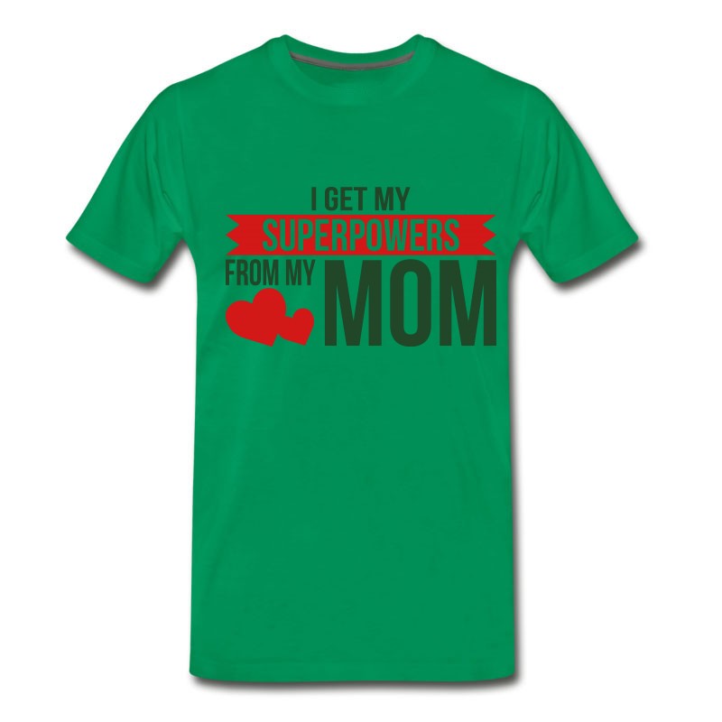 Men's Superpower Mom Mother's Day T-Shirt