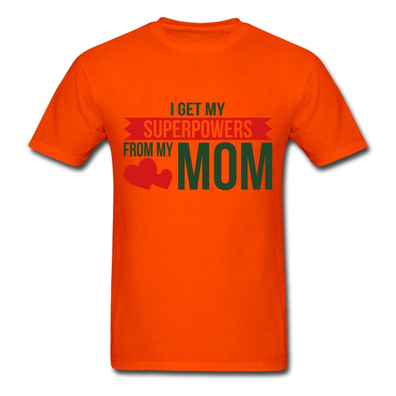 Men's Superpower Mom Mother's Day T-Shirt