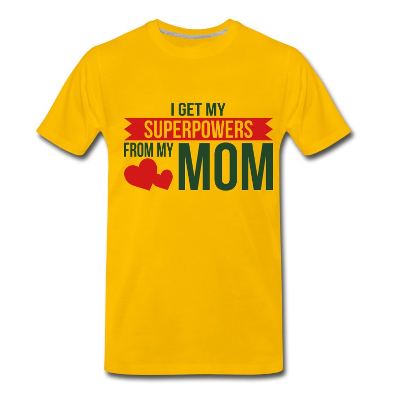 Men's Superpower Mom Mother's Day T-Shirt