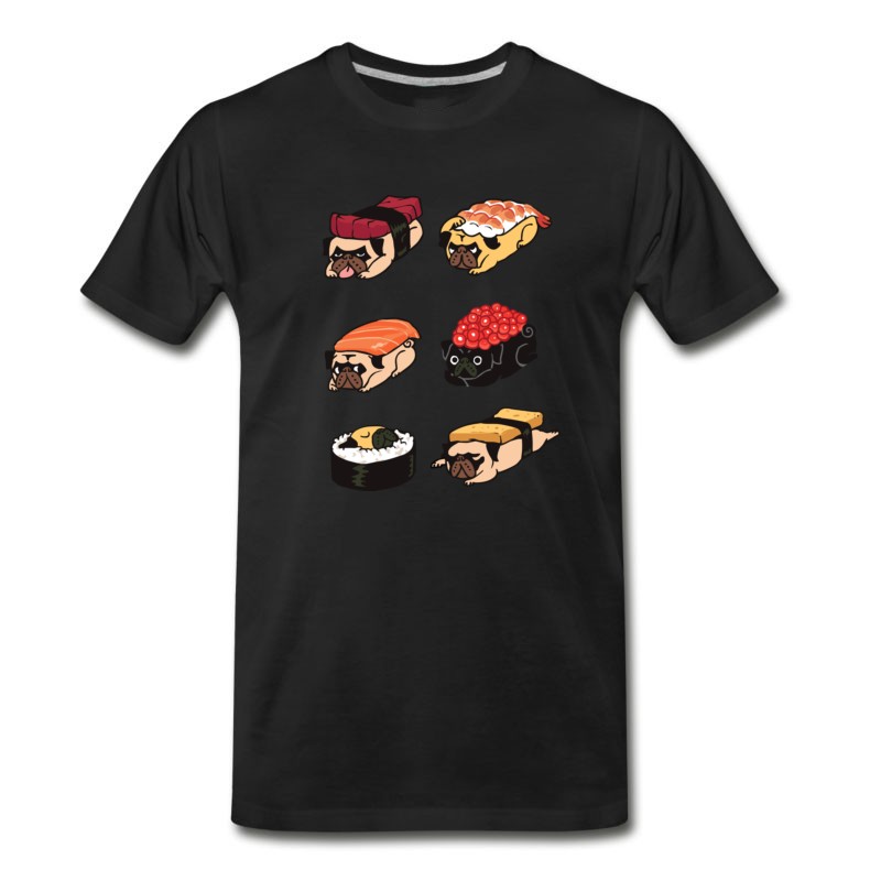 Men's Sushi Pug T-Shirt