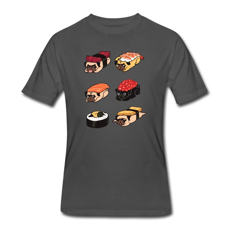 Men's Sushi Pug T-Shirt