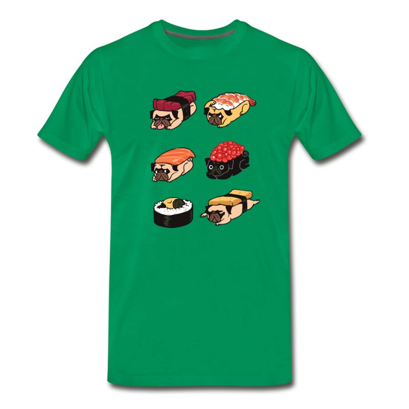 Men's Sushi Pug T-Shirt