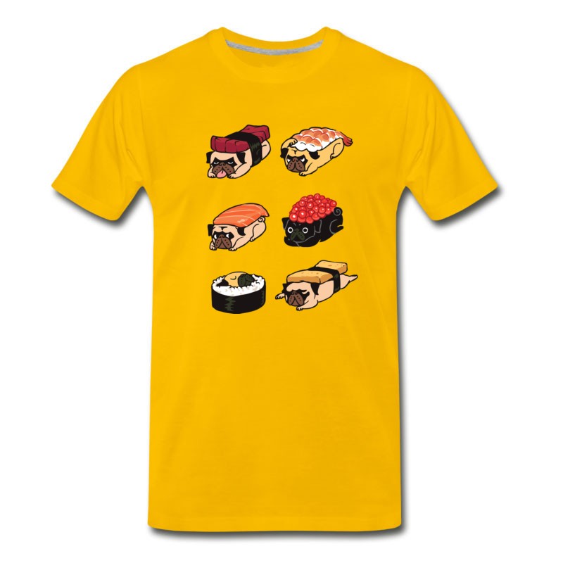 Men's Sushi Pug T-Shirt