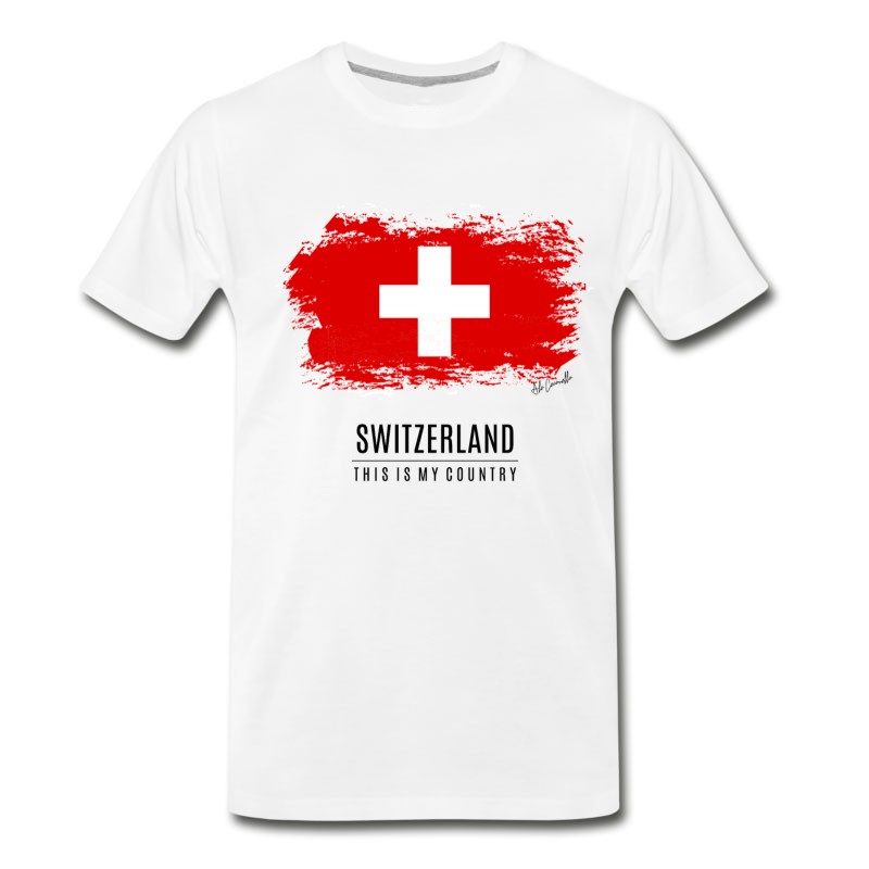 Men's SWITZERLAND FLAG T-Shirt