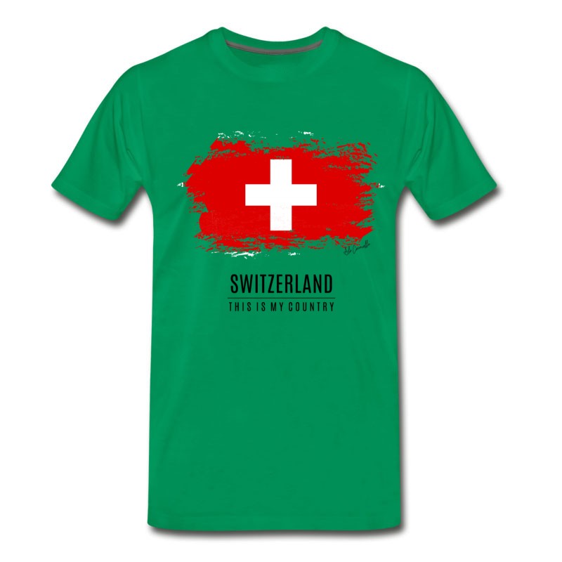 Men's SWITZERLAND FLAG T-Shirt