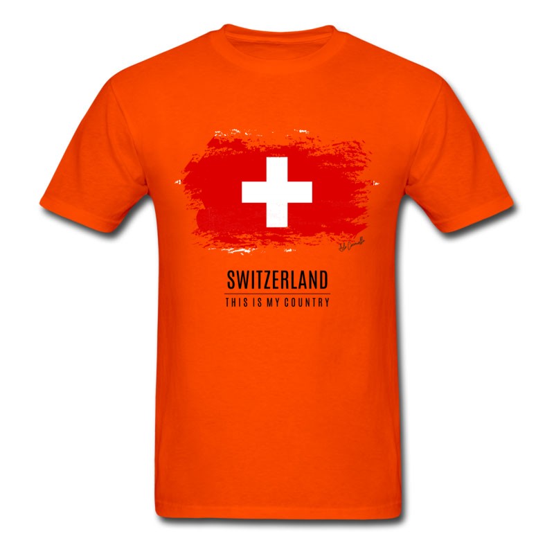 Men's SWITZERLAND FLAG T-Shirt