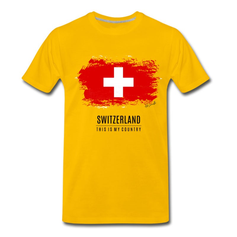 Men's SWITZERLAND FLAG T-Shirt