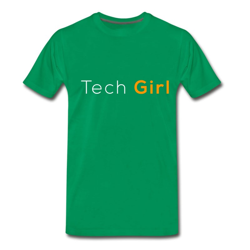 Men's Tech Girl T-shirt , Tech Woman Shirt Programming T-Shirt