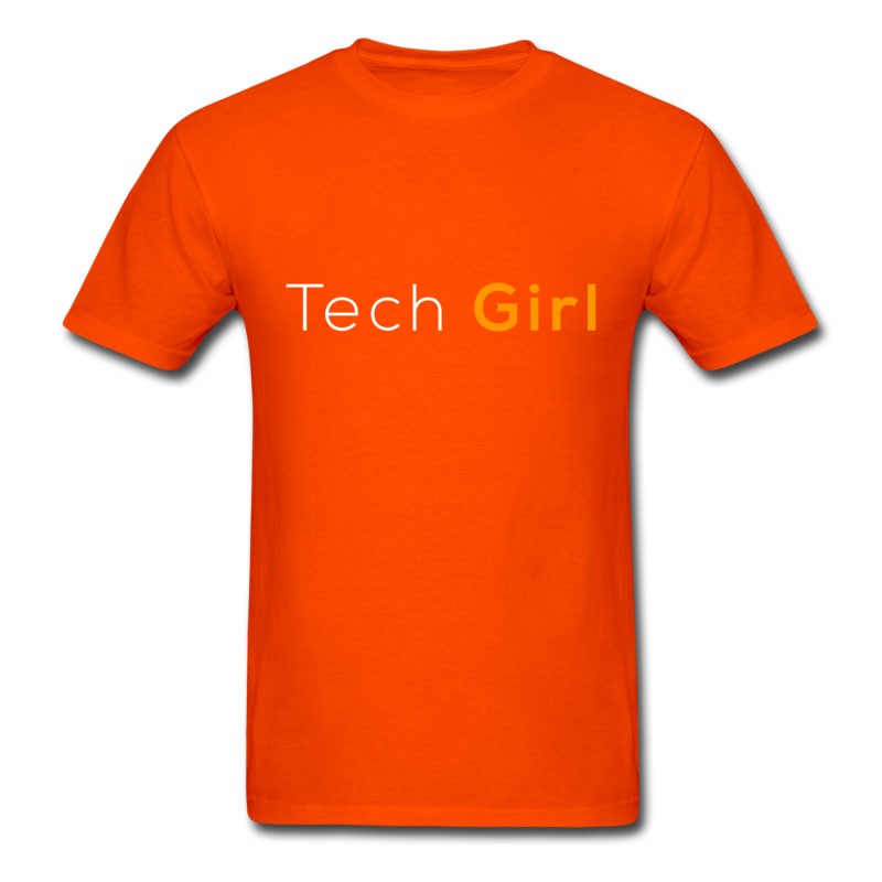 Men's Tech Girl T-shirt , Tech Woman Shirt Programming T-Shirt