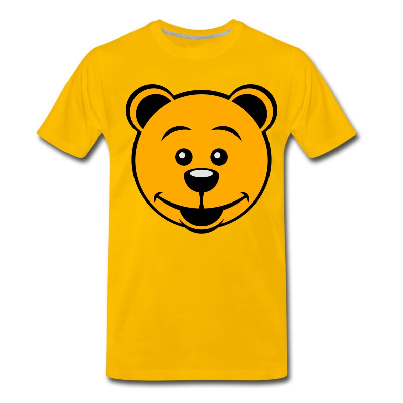 Men's Teddy Bear (Smile / 3C) T-Shirt