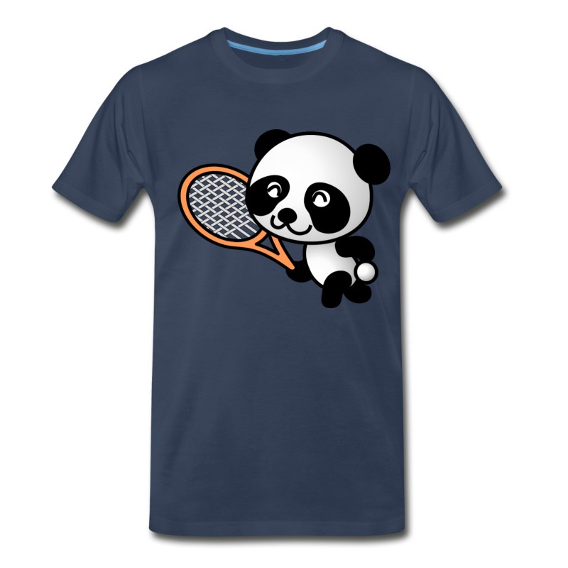 Men's Tennis Ball Court Sports Bat Player Spieler Squash T-Shirt