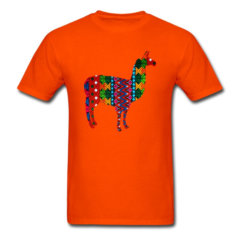 Men's Textiles Llama Shirt T-Shirt