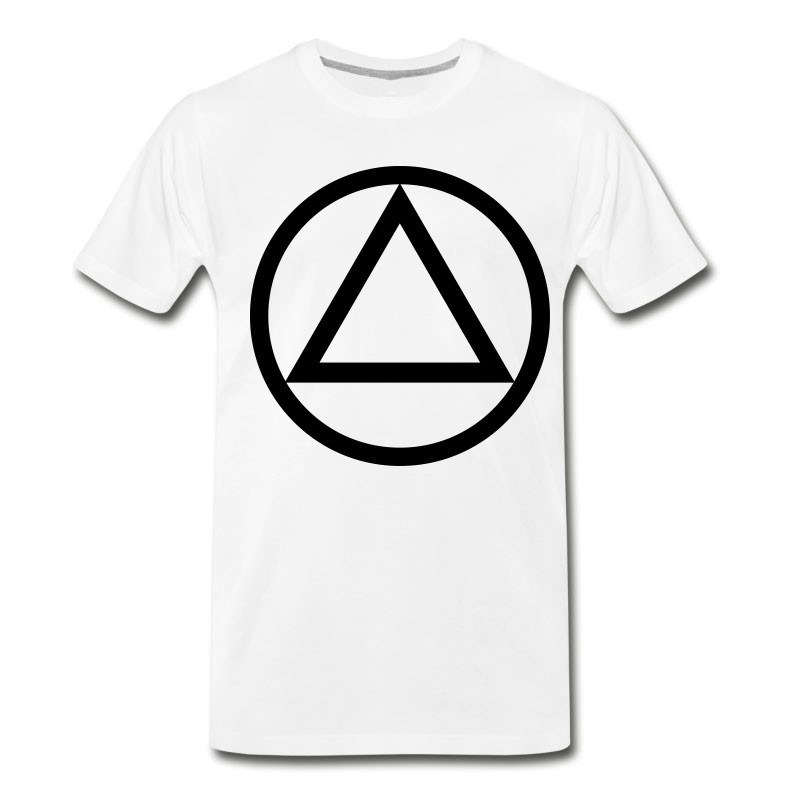 Men's The Circle And Triangle Of Recovery T-Shirt