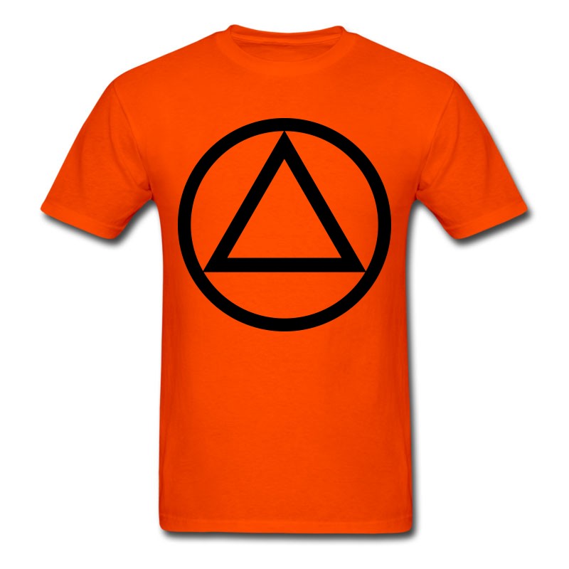 Men's The Circle And Triangle Of Recovery T-Shirt