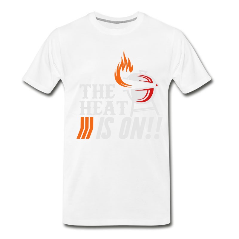 Men's The Heat Is On Barbecue BBQ Grill T-Shirt