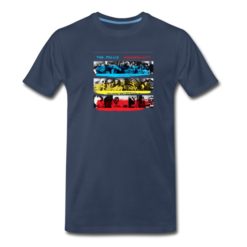 Men's The Police Synchronicity Rock Band T-Shirt