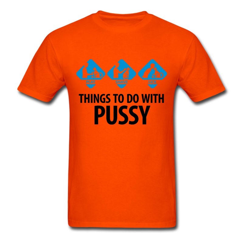 Men's Things To Do With Pussy 3 (2c)++ T-Shirt