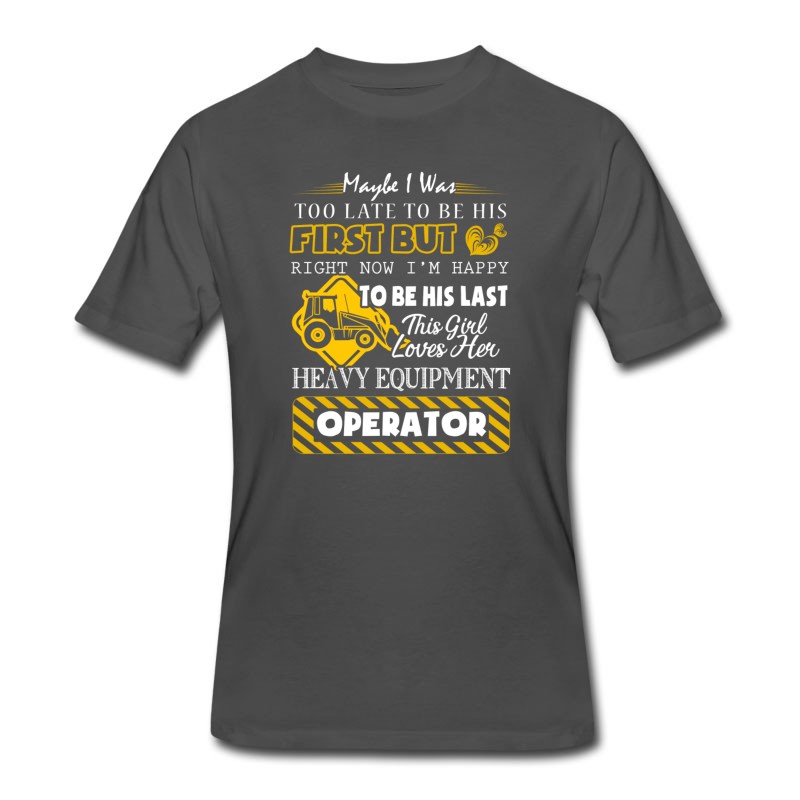 Men's This Girl Love Her Heavy Equipment Operator Shirt T-Shirt