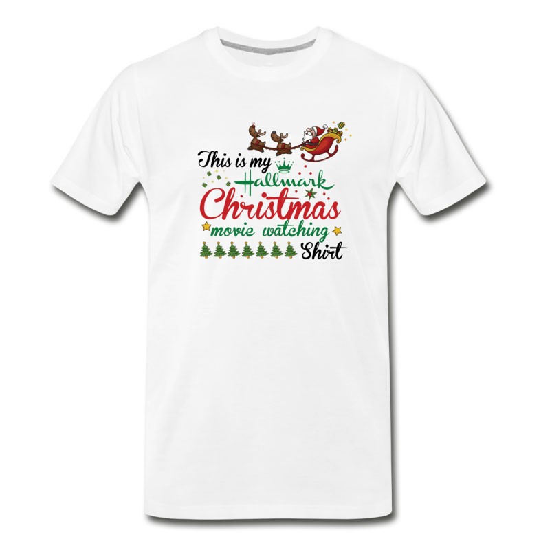 Men's This Is My Hallmark Christmas Movie Watching Shirt T-Shirt