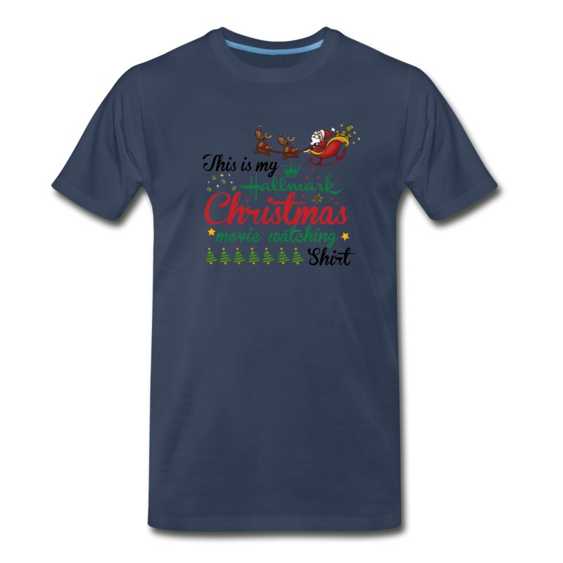 Men's This Is My Hallmark Christmas Movie Watching Shirt T-Shirt