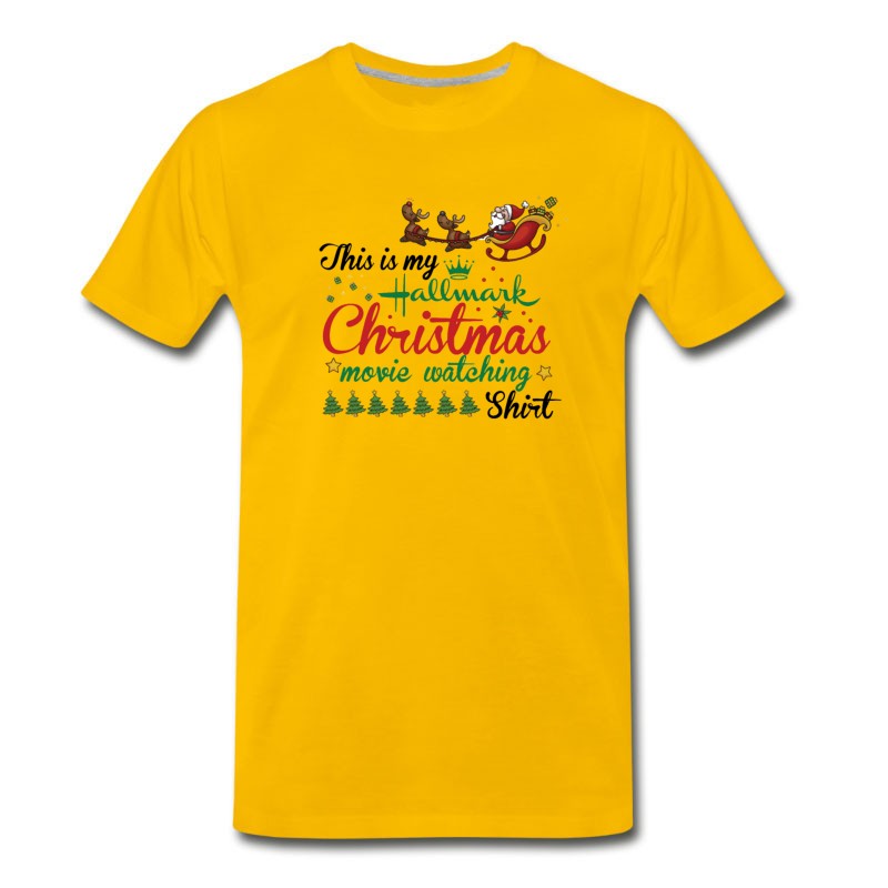 Men's This Is My Hallmark Christmas Movie Watching Shirt T-Shirt