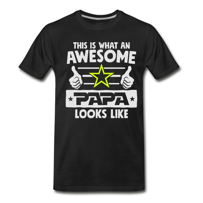 Men's This Is What An Awesome Papa Looks Like - Father's T-Shirt