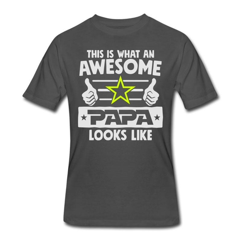 Men's This Is What An Awesome Papa Looks Like - Father's T-Shirt