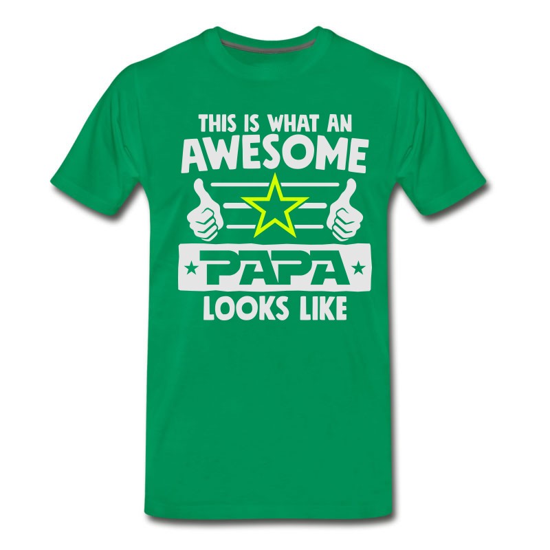 Men's This Is What An Awesome Papa Looks Like - Father's T-Shirt