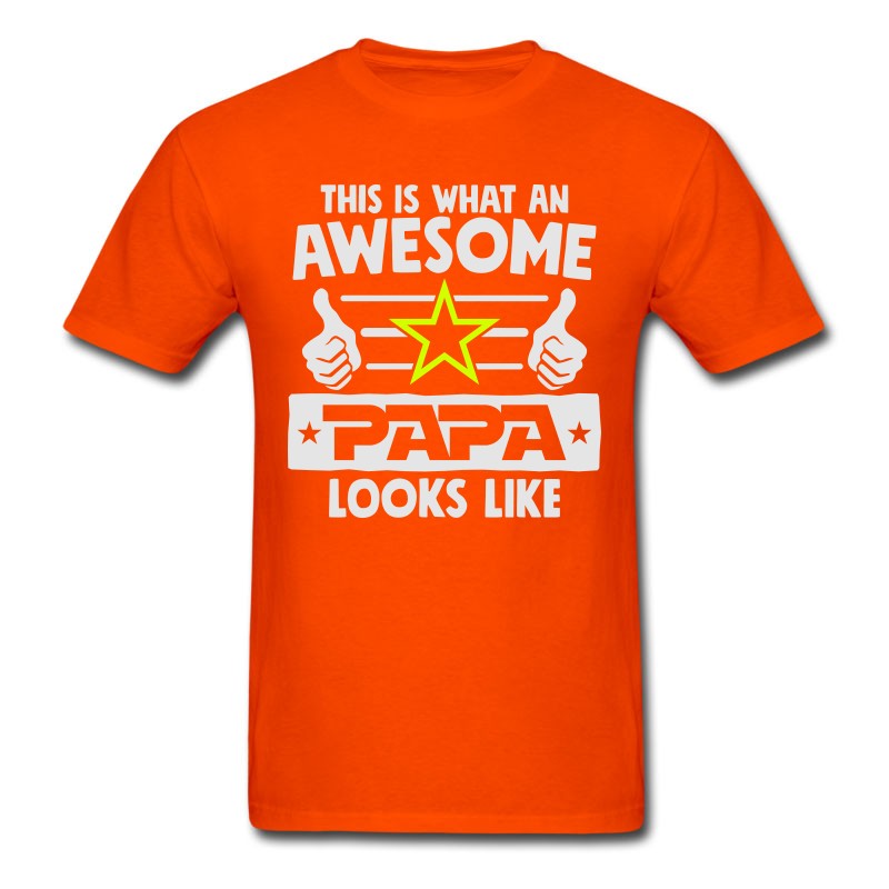 Men's This Is What An Awesome Papa Looks Like - Father's T-Shirt