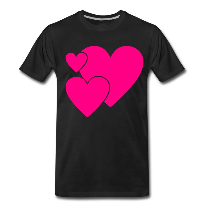 Men's Three Hearts T-Shirt