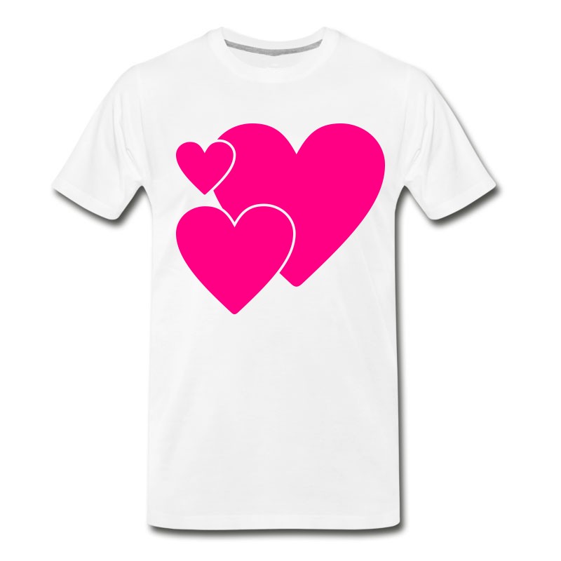 Men's Three Hearts T-Shirt