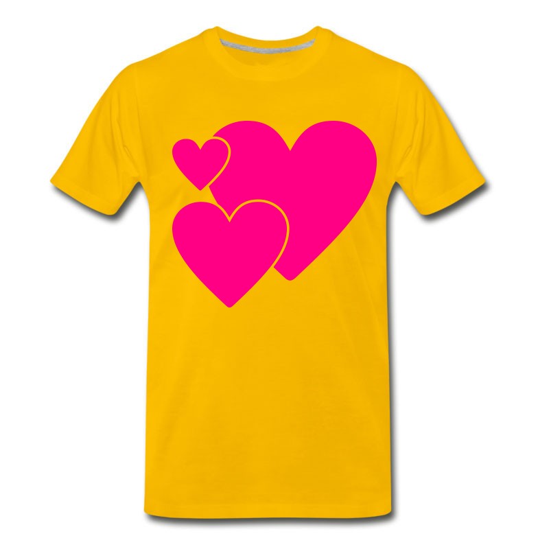 Men's Three Hearts T-Shirt