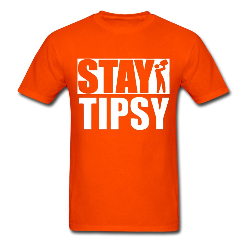 Men's Tipsy Bartender Stay Tipsy White T-Shirt