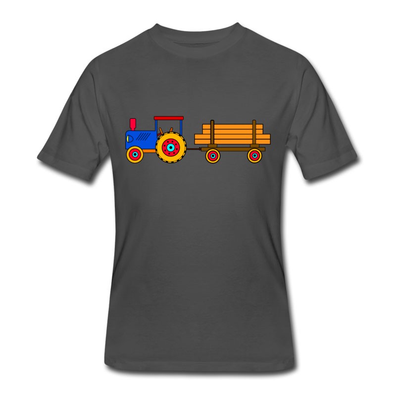 Men's Toy Tractor With Trailer T-Shirt