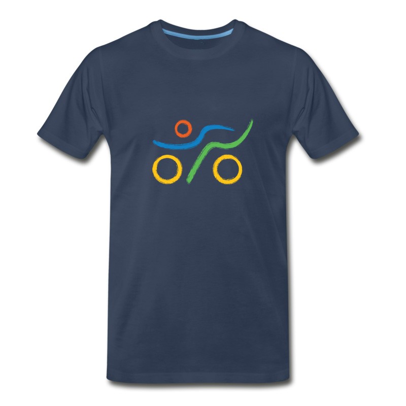 Men's Triathlon Unique Design T-Shirt