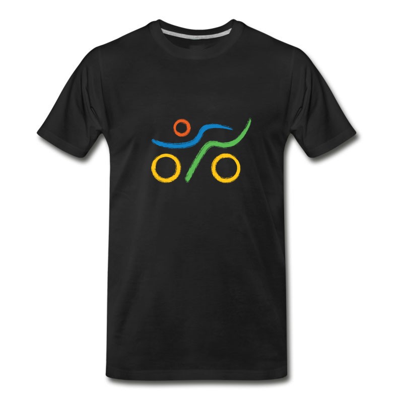 Men's Triathlon Unique Design T-Shirt