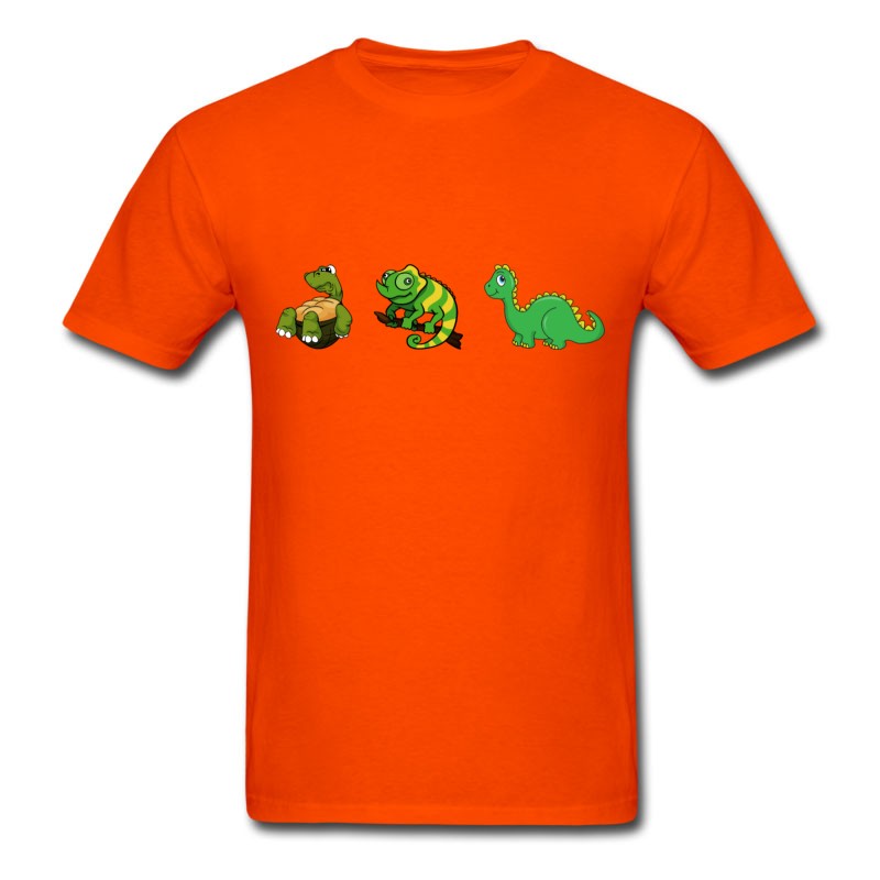 Men's Turtle Gecko Dinosaur T-Shirt