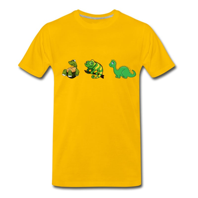 Men's Turtle Gecko Dinosaur T-Shirt